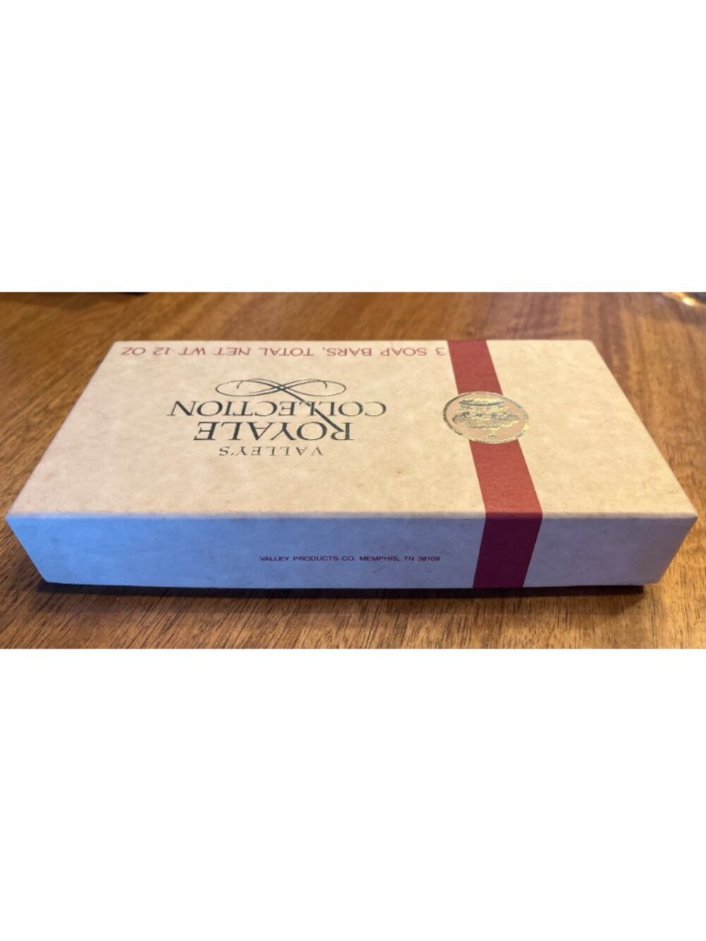 Vtg Valleys Royale Collection 3 Soap Bars Gift Set 12 Oz Made In USA - Picture 5 of 6